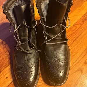 Johnston & Murphy J & M Black Brewer Size 9.5